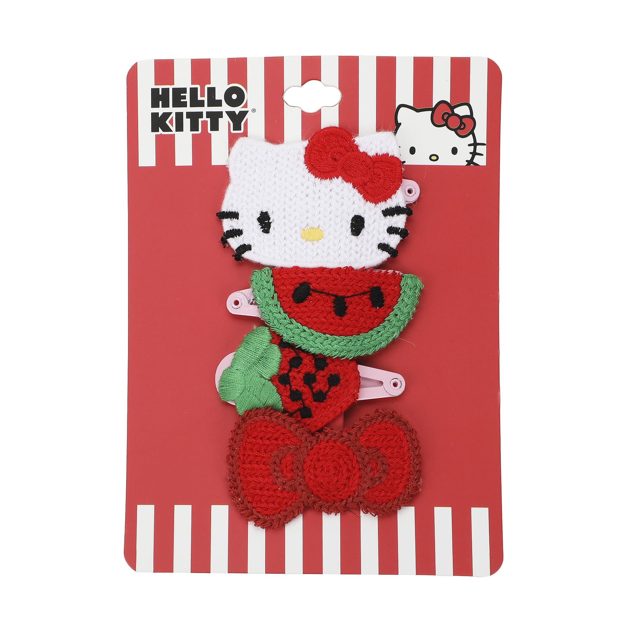 Amazon.com: Hello Kitty Sweet Snacks 4-Piece Hair Clip Set
